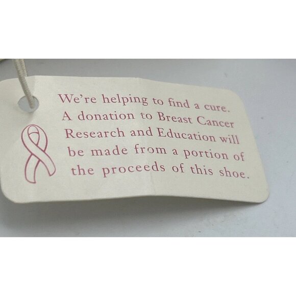 Just the Right Shoe Raine Runner Pink Breast Cancer Awareness 2002 Mint COA Vtg - Picture 3 of 6